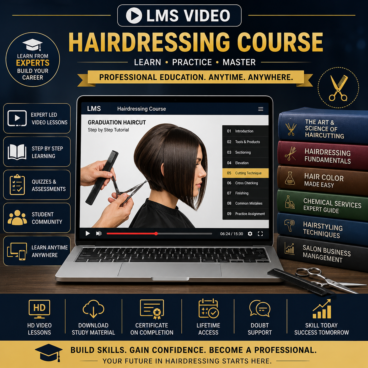 Diploma in Professional Hairdressing 